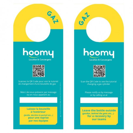 Flyer bouteille de gaz hoomy