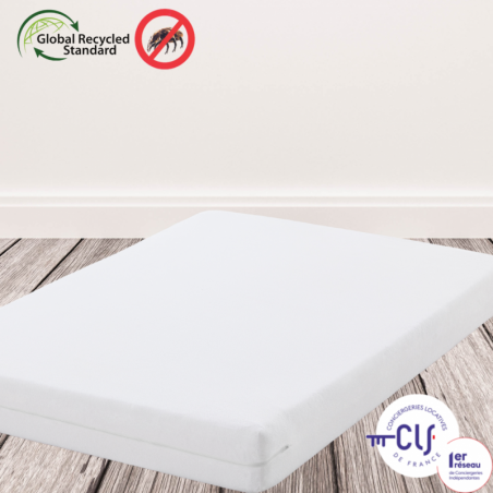 Housse intégrale anti-punaise de lit imperméable - Ecolabel