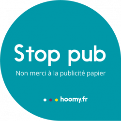 STOP PUB -  Autocollant hoomy
